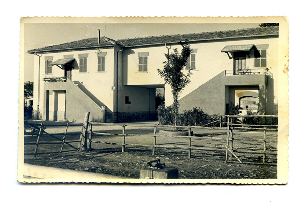 La casa dell'azienda Ottaviani nel 1956